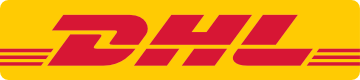 logo of DHL, our shipping partner.